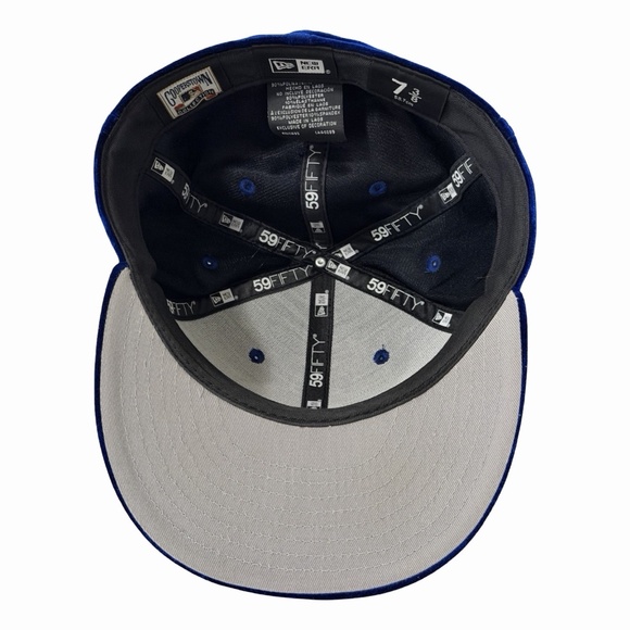 Red Sox MLB New Era 59FIFTY Fitted Sz 7 3/8 Black Leather Gold - Picture 5 of 8